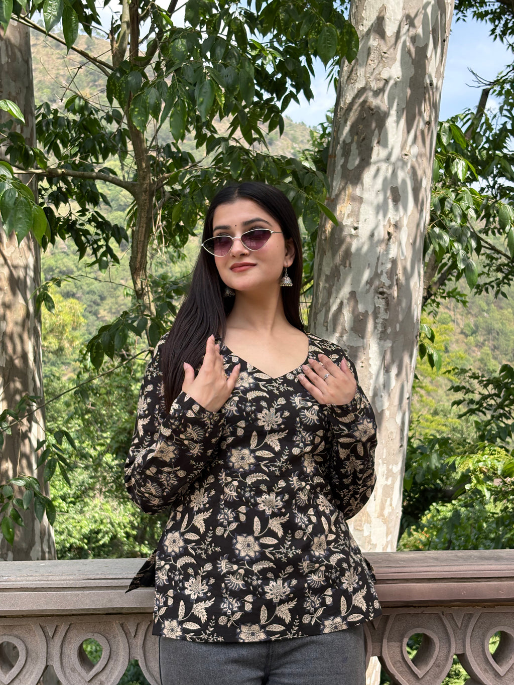 Saanjh Sleeved Kurti