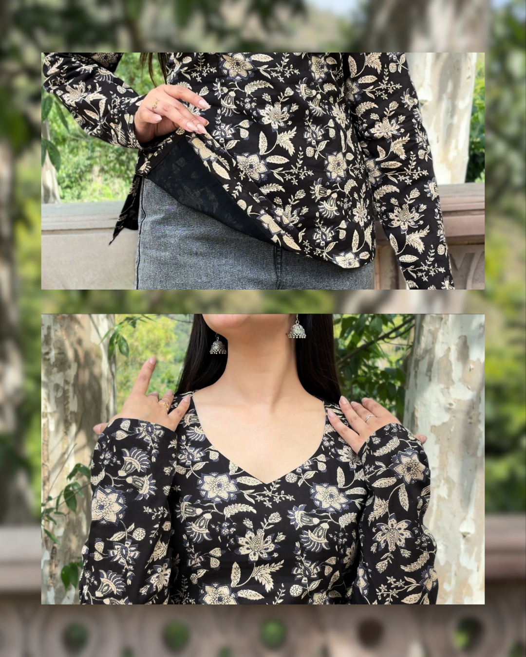Saanjh Sleeved Kurti